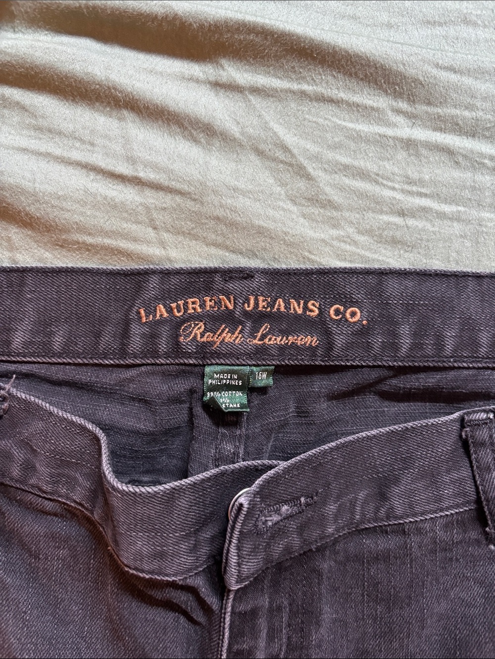 Ralph Lauren Slim Jeans in Faded Black